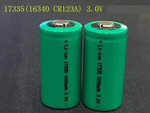 free ship 2pcs/lot 3.2V 3V CR123A 1000mah lithium battery CR123A 16340 rechargeable lithium battery 3V 17335 flashlight battery 2024 - buy cheap