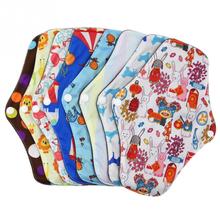 18x18 cm Menstrual Pad Reusable Washable Bamboo Cotton Cloth Panty Liner Washable Reusable Menstrual Cloth Towel Pads Soft 2024 - buy cheap