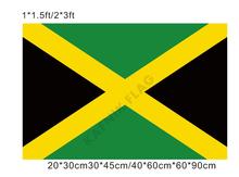 Kafnik de caixa, frete grátis, 20*30cm/30*45cm/40*60cm/60*90cm, bandeiras pequenas jamaicano, faixa para países, bandeiras decorativas para eventos globais 2024 - compre barato