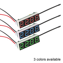 Car Electric Clock Digital Timer LED Temperature Auto Replacement Parts Thermometer Voltmeter LED Display Green Blue Red Light 2024 - buy cheap