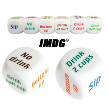 1PC Acrylic Creative Drinking Dice White Round Corner High Quality Boutique Dice 2024 - buy cheap