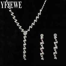 Conjunto de joias femininas, brincos banhados a prata, com laço, para casamento, festa n205, 2017 2024 - compre barato