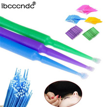 New 100PCS/Pack Disposable Makeup Brushes Swab Microbrushes Eyelash Extension Durable Micro Individual Applicators Mascara Brush 2024 - buy cheap