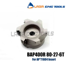 Free Shipping BAP400R-80-27-6T Face Mill Shoulder Cutter For Milling Machine,BAP400R Milling Cutter for APMT/APKT1604 blades 2024 - buy cheap