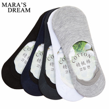 6pcs=3pairs/lot Men Boat Socks Summer Fashion Non-slip Silicone Invisible Cotton Socks Male Ankle Socks White Sock slippers 2024 - buy cheap