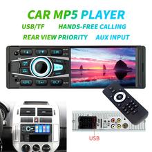 4.1" 1 Din Bluetooth Universal Car MP5 Player USB TF Card AUX FM Radio MP4 Audio Music Video HD Digital Display  2024 - buy cheap