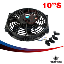 PQY RACING 10 Inch Universal 12V 80W Slim Reversible Electric Radiator AUTO FAN Push Pull With mounting kit Type S 10"PQY-FAN10 2024 - buy cheap