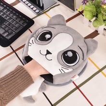 Winter Warm Mouse Pad Thick Cartoon Plush Hand Warmer electric usb Heated Mouse Mat USB Port 2024 - buy cheap