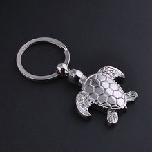 Wholesale High Quality Metal Sea Turtle Pendant Key Chain Keyring Keychain Gift For Men Women 2024 - buy cheap