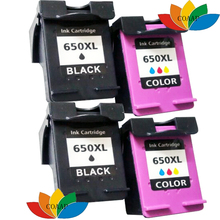 4 Rellenar Cartuchos de tinta para hp 650XL negro y Color para HP650 Deskjet serie 1015, 1515, 2515, 2545, 2645, 3515, 4645 impresoras 2024 - compra barato