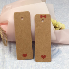 Multi Size Handmade Kraft paper Tag Label for Jewelry Carrying Cases Wedding Decoration Gift Package Tags Price Tags 200Pcs 2024 - buy cheap