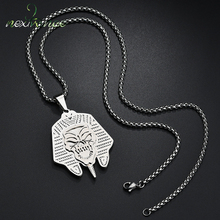 Nextvance Big Egyptian Pharaoh Pendant Necklace Stainless Steel Statement Necklaces For Men Gift Party Jewelry 2024 - buy cheap