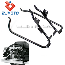 1 conjunto de trilhos de guarda para selim, bolsa tipo alforje para harley touring, rei da estrada, electra glide 2012-2020 2024 - compre barato