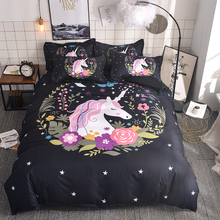 Wazir 3d Watercolor Unicorn Bedding Cartoon Bedroom Bedding Set Duvet Cover Set 6 Size Us Au Double Bedclothes Bed Linen Bed Set Buy Cheap In An Online Store With Delivery Price