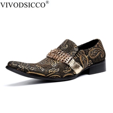 VIVODSICCO Italian Fashion Handmade Men's Leather Shoes Business Dress Suit Men Shoe Zapatos Mujer Best Gifts Men Plus Size 2024 - buy cheap