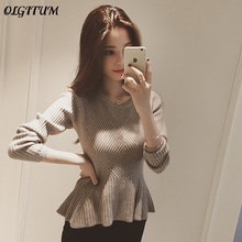 Thick Warm Women Autumn Winter Sweater 2019 Female Long Sleeve Knitted Sweaters And Pullovers Elegant Women Jumper Tricot Tops 2024 - buy cheap