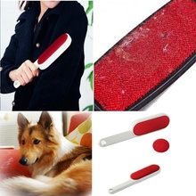 1PC Pet Hair Remover Double Faced Anti-static Hairbrush Clothes Carpet Sofa Dust Brush 2024 - buy cheap