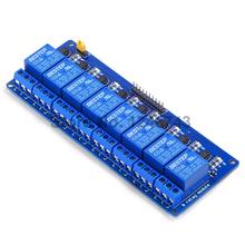 Плата релейного модуля для Arduino PIC AVR MCU DSP ARM, 5 В, 8 каналов, 1 шт. 2024 - купить недорого