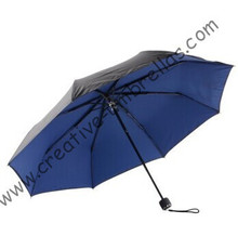 Anti-rust umbrellas ,three fold, summer parasol,hand open,windproof,bag parasol,UV protecting,navy blue coating,pantone colour 2024 - buy cheap