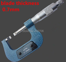 0-25mm Blade Micrometer,blade thickness is 0.7mm High quality 2024 - buy cheap