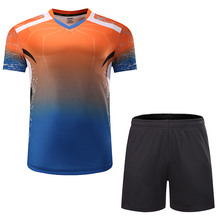 Camiseta e short de tênis de badminton em secagem rápida, roupas esportivas para homens e mulheres, conjunto de tênis e badminton, 3887 2024 - compre barato