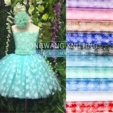 10yard Snowflake Tulle Fabric DIY Baby Shower Tutu Skirt Wedding Favors Gifts Party Decor Table Cloth Chair Sash Sewing Supplies 2024 - buy cheap