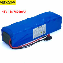 LiitoKala-Batería de alta potencia para vehículo eléctrico, 48V, 7,8ah, 13s3p, 7800mAh, 18650, protección BMS 2024 - compra barato