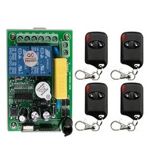 Interruptor com controle remoto sem fio, módulo de receptor e relé rf de 220v 2 canais + transmissor rf 315 433 mhz