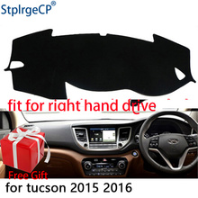 Car Dashboard Cover Mat for Hyundai Tucson 3rd 2016 2017 2018 Right Hand Drive Dashmat Pad Dash Mat Covers Dashboard Accessories 2024 - buy cheap