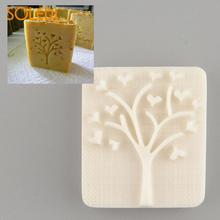 Heart Love Tree Design Handmade Yellow Resin Soap Stamp Soap Mold Craft Gift* 2024 - buy cheap