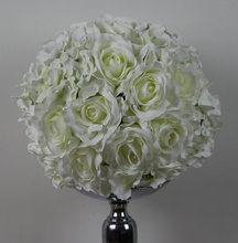 Free shipping rose and Hydrangea 45CM*4pcs/lot Pomander  ball wedding kissing flower  party/home decoration 2024 - buy cheap