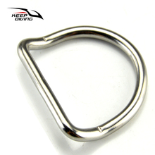 KEEP DIVING 3PCS 316 Stainless Steel D-ring D shaped Seamless Clasp Clip for Weight Belt Buckle BCD Scuba Diving Accessories 2024 - buy cheap
