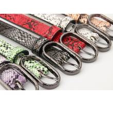 105x1.9cm High Quality Female Pu Leather Snake Waist Belt Women  Hot Designer Belts For Women's Dress Cinto Feminino 2024 - buy cheap