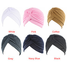 1PCS Women Elastic Stretchy Beanies Hat Bandanas Big Satin Bonnet Hijab Cap Hat For Musleim Womens Solid Color Muslim Turban Cap 2024 - buy cheap