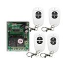 Sistema de interruptor de controle remoto sem fio dc24v 2ch rf com código de aprendizagem transmissor + receptor universal - especificações Sistema de interruptor de controle remoto sem fio dc24v 2ch rf com código de aprendizagem transmissor + receptor universal - especificações