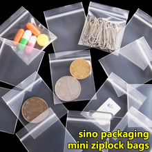 100 pcs/lot Free Shipping Mini Zip lock Bags Plastic Packaging Bags small Plastic zipper bag ziplock bag ziploc 2024 - buy cheap