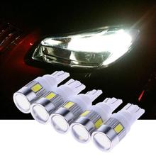 3W/5Pcs High Power White Automotive LED Lights Show Wide Light T10 5630 6SMD Auto Light-emitting Diode Lamp Bulbs Accessorie 2024 - buy cheap