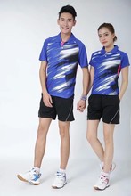 2019 Summer Tennis And Badminton Clothes Shirt+Short Sport Suit Women And Men Jersey Quick Dry Breathable Clothing Set L2037YPD 2024 - buy cheap