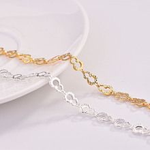 Trendy Gold Bracelets For Women Party Accessories Fashion Silver 925 Sterling Bracelet Female Princess Birthday Gift 2024 - buy cheap