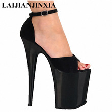Laijianjinxi tamanho 35-46 sandálias femininas salto alto bico fino, calçado feminino para o verão 2024 - compre barato