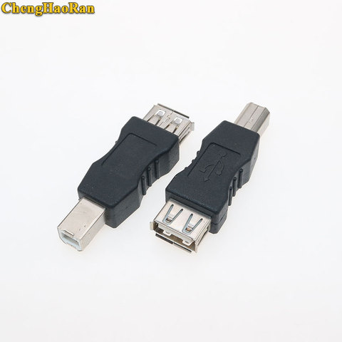 ChengHaoRan 1 шт. 2,0 USB Разъем 2,0 A гнездовой разъем для B папа подключить usb-адаптер для принтера USB AF to BM кабель конвертер 2022 - купить недорого