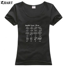 Camisetas de algodón de manga corta para mujer, Ropa de baile geek con bonitos movimientos, mathematicida, de cuello redondo 2024 - compra barato