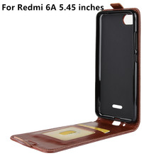 Funda para Xiaomi Redmi 6A, billetera de cuero de lujo con tapa posterior para móvil Xiaomi Redmi 6A, 6 A 2024 - compra barato