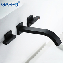 GAPPO Basin faucets brass Sink faucet wall mounted taps Black Griferia Basin mixer tap bathroom waterfall faucets 2024 - buy cheap