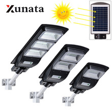 20W/40/60W LED Wall Lamp IP65 Waterproof Outdoor Solar Street Light Radar Motion for Garden Yard Street Flood Lamp 2024 - купить недорого