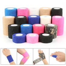Outdoor first aid waterproof self-adhesive bandage elastic bandage sports elastic tape 5cm*4.5m*1 color tape 2024 - buy cheap
