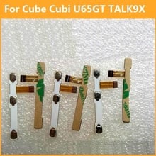 Premium switch on off Power Volume button Flex cable For Cube Cubi U65GT TALK 9X conductive flex with sticker replacement parts 2024 - buy cheap