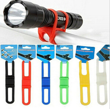 Bike Light Holder Bicycle Handlebar Silicone Strap Flashlight Phone Fixing Elastic Tie Rope Band Torch Bandages 5PCS 2024 - buy cheap