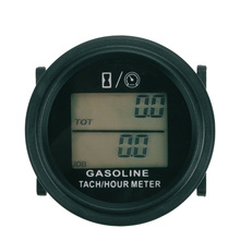 Large LCD Backlight Hour Meter Tachometer For Gas Engine 2/4 Stroke Motorcycle ATV Boat Snowmobile Marine Mower  HM005L 2024 - buy cheap
