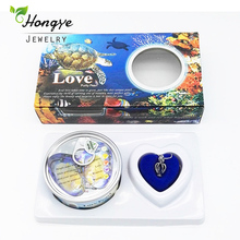 Hongye Ocean Boxes Wish Pearl Love Heart Cage Holder Chokers Necklace for Women With Pendants Pearl Necklace Oyster Gift Box 2024 - buy cheap